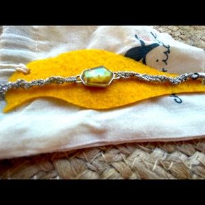 Chloe & Isabel silver and druzy stone bracelet